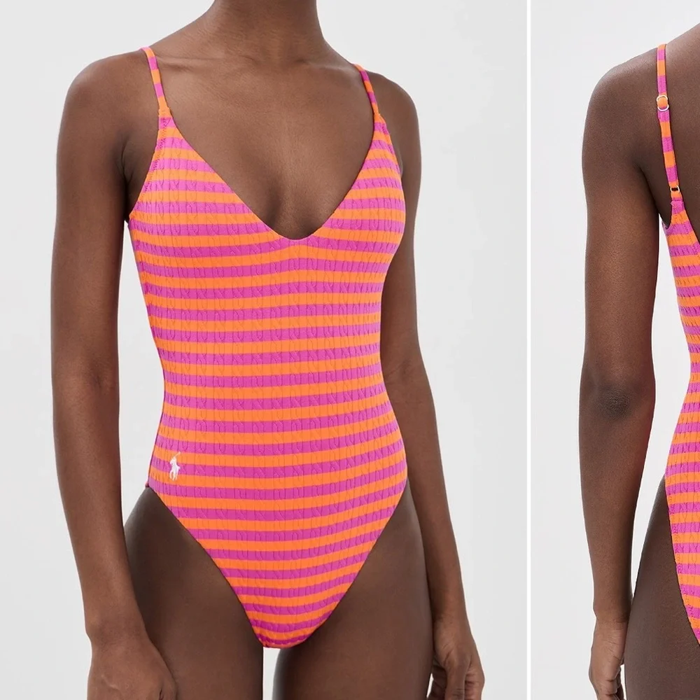 Polo Ralph Lauren Lingerie V Neck One Piece